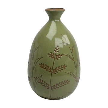 Large Vase - Teal - Botanical
