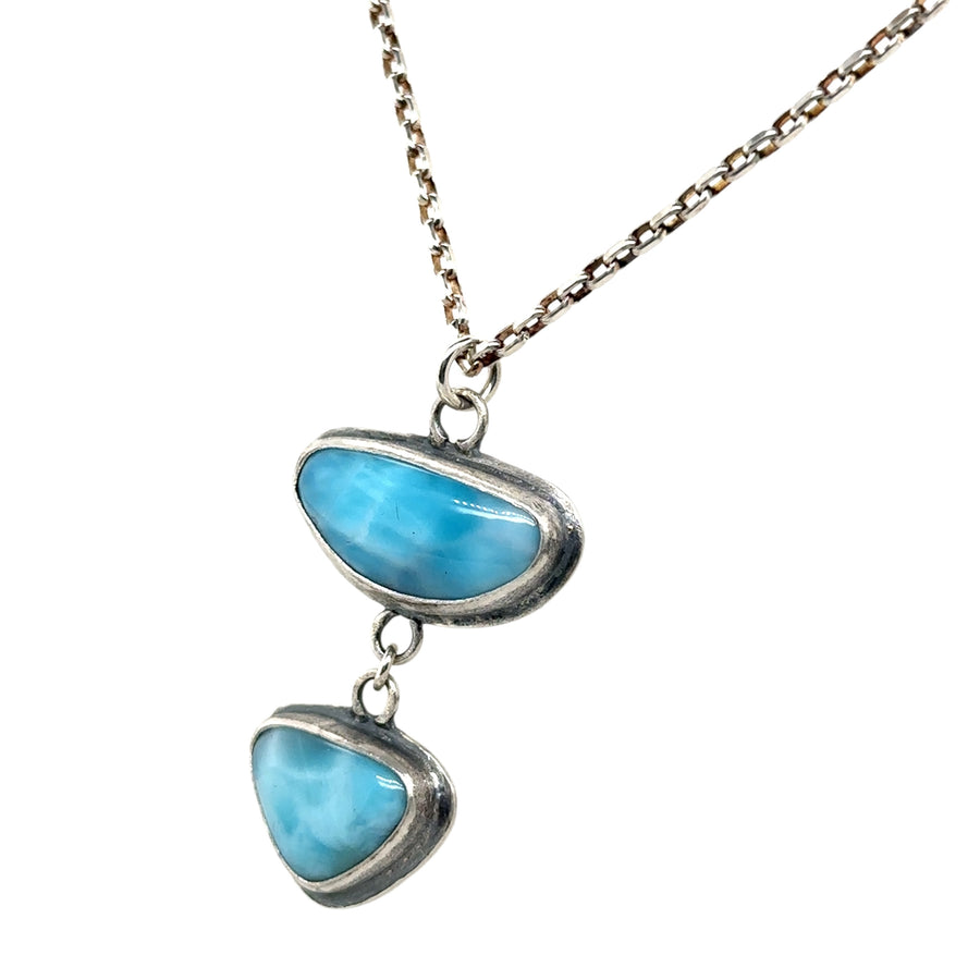 Necklace - Larimar Drop