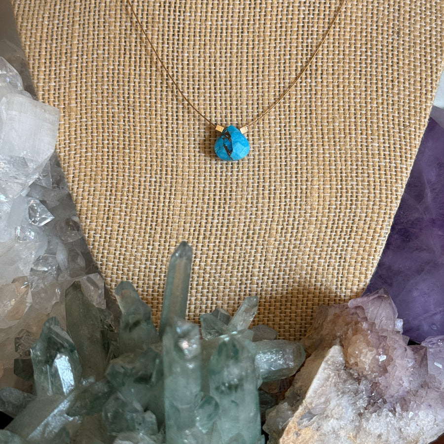 Copper Turquoise Necklace