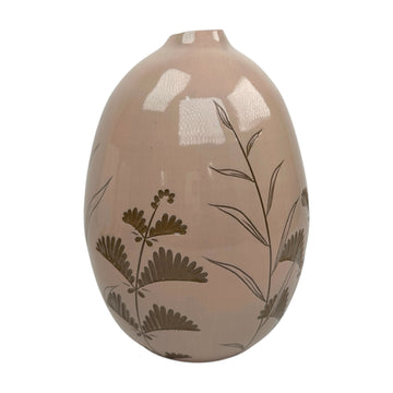 Large Vase - Pink - Botanical