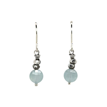 Earrings - Aquamarine - Tiny