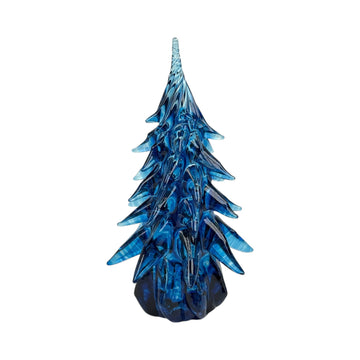 Large Glass Tree - Light Blue