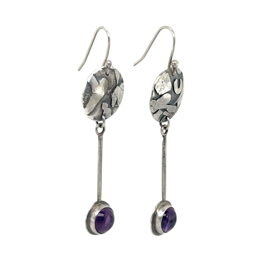 Earrings - Amethyst