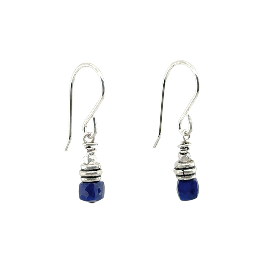 Earrings - Lapis - Tiny