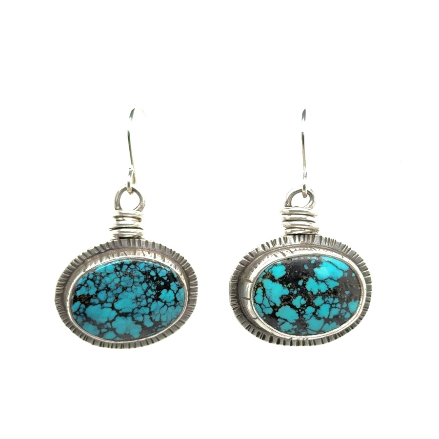 Earrings - Kingman Turquoise Drops