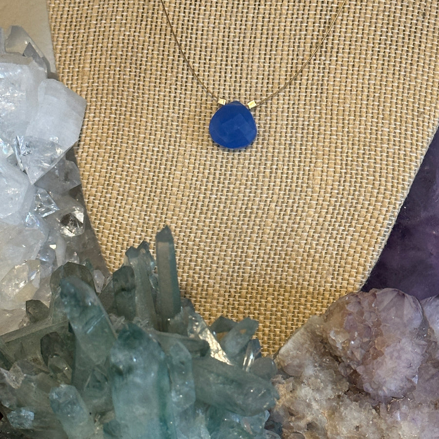 Blue Chalcedony Necklace
