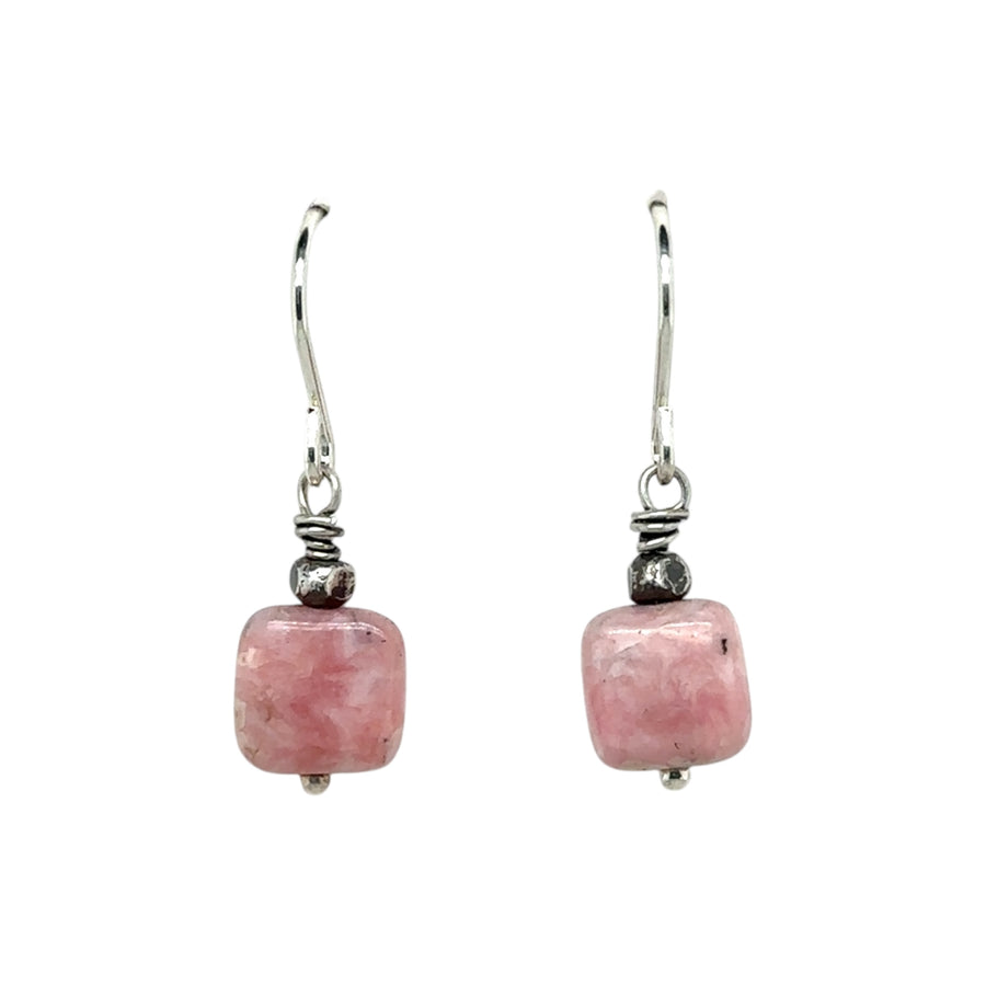 Earrings - Rhodonite - Tiny