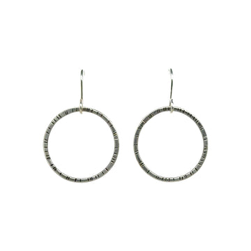 Earrings - Stamped Circles