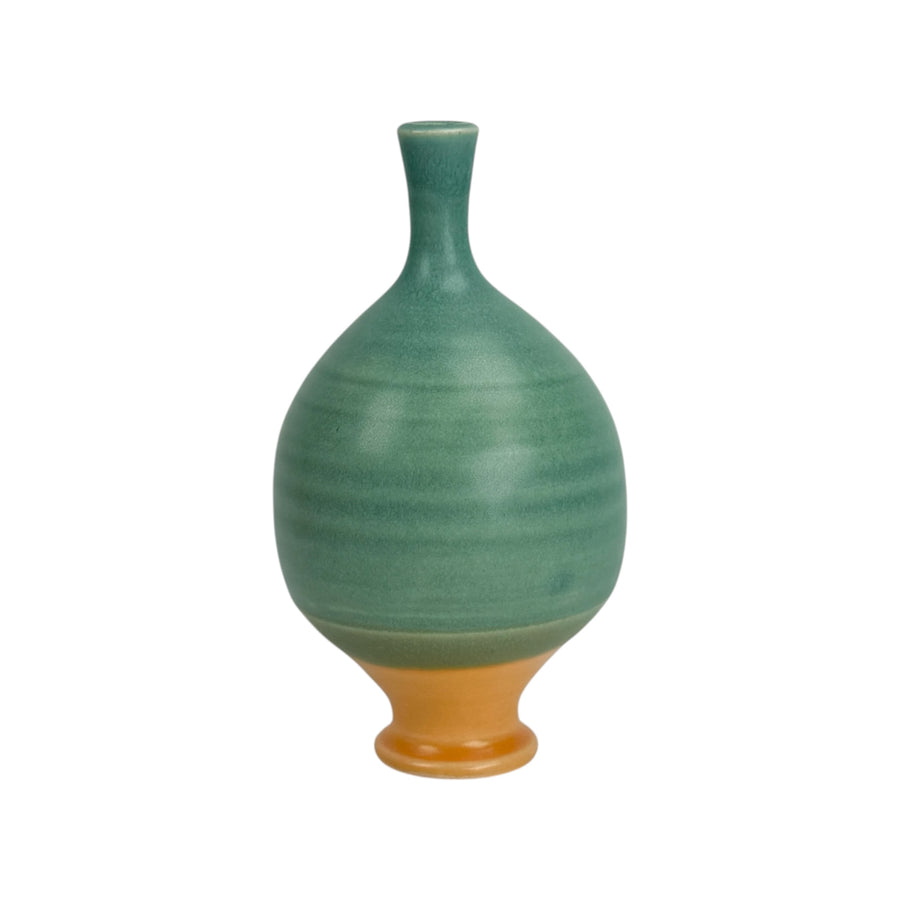 Bud Vase - Green/Yellow
