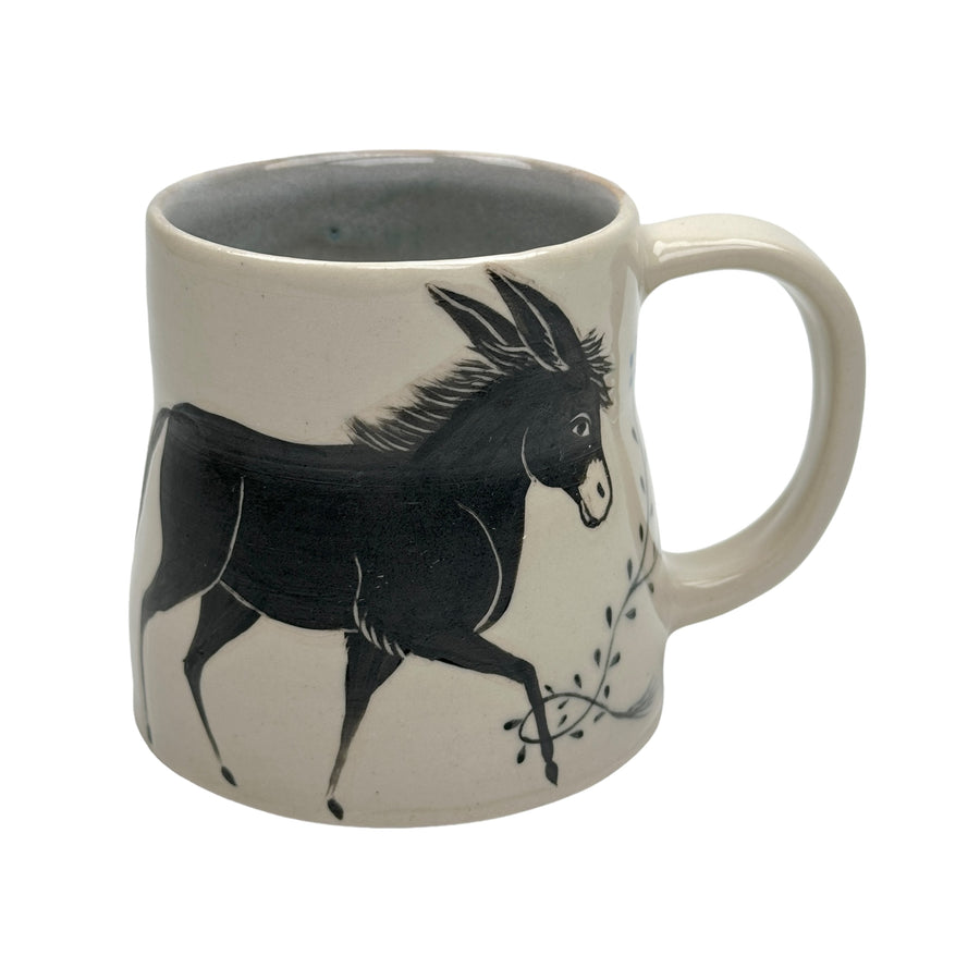 Mug - Donkey with Forget-me-nots