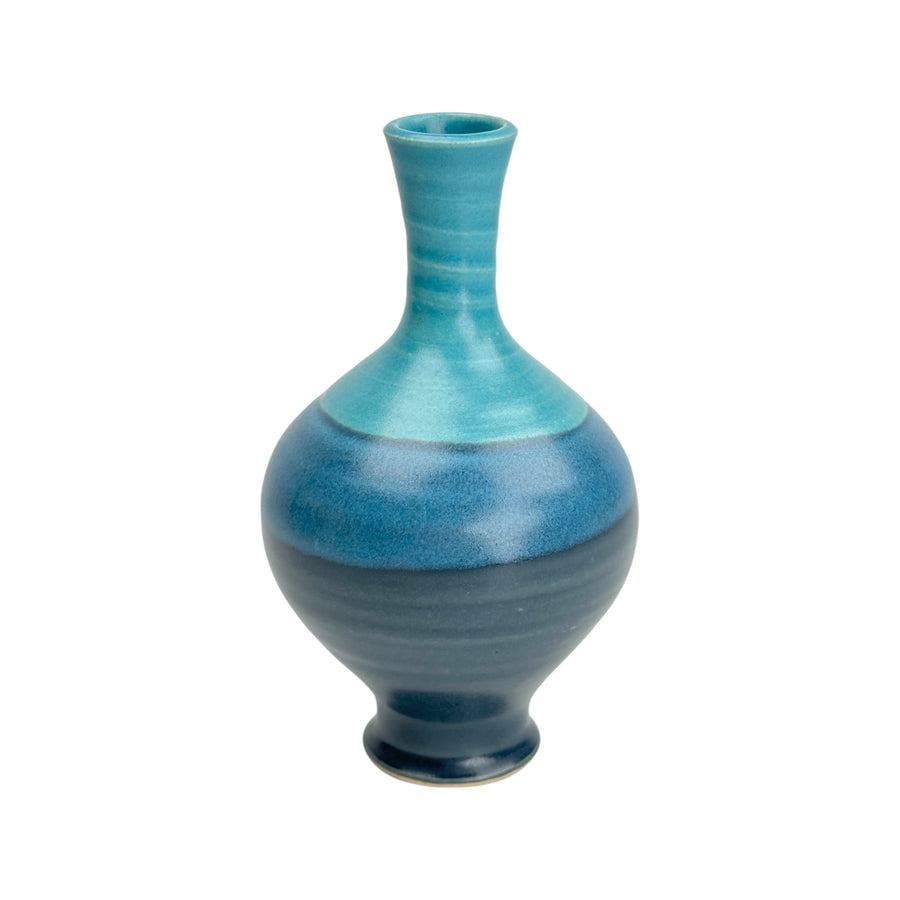 Bud Vase - Blue/Dark Blue