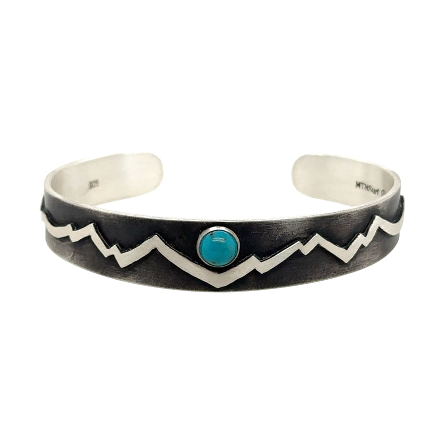 Mountains Bracelet with Turquoise - Tapered