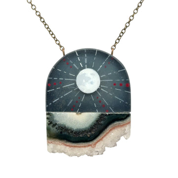 Necklace with Crystals - Moon Rays