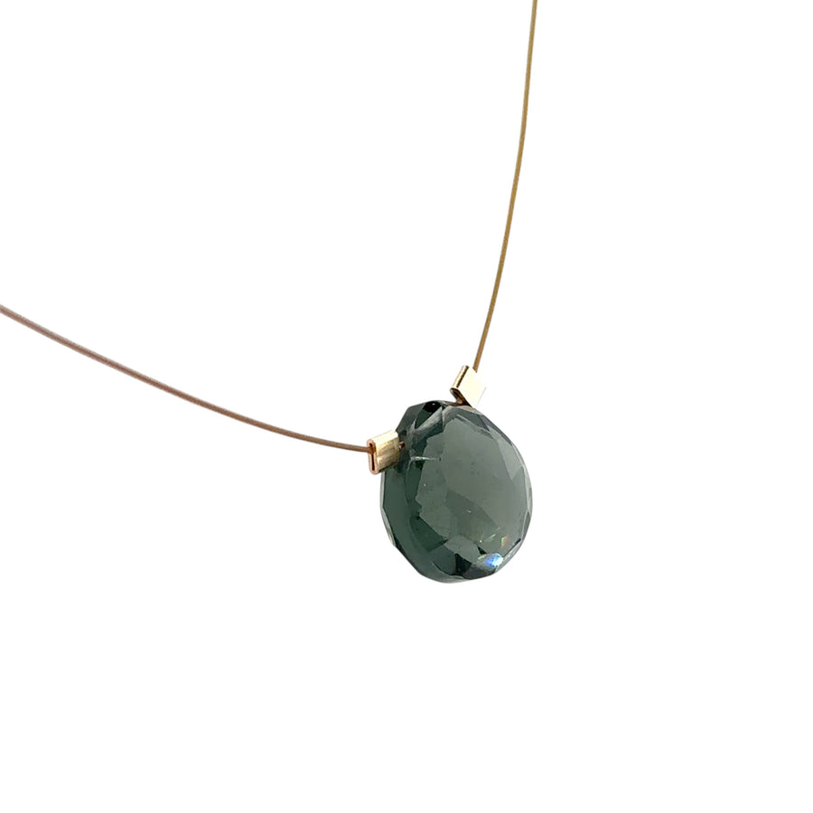 Moss Aquamarine Necklace