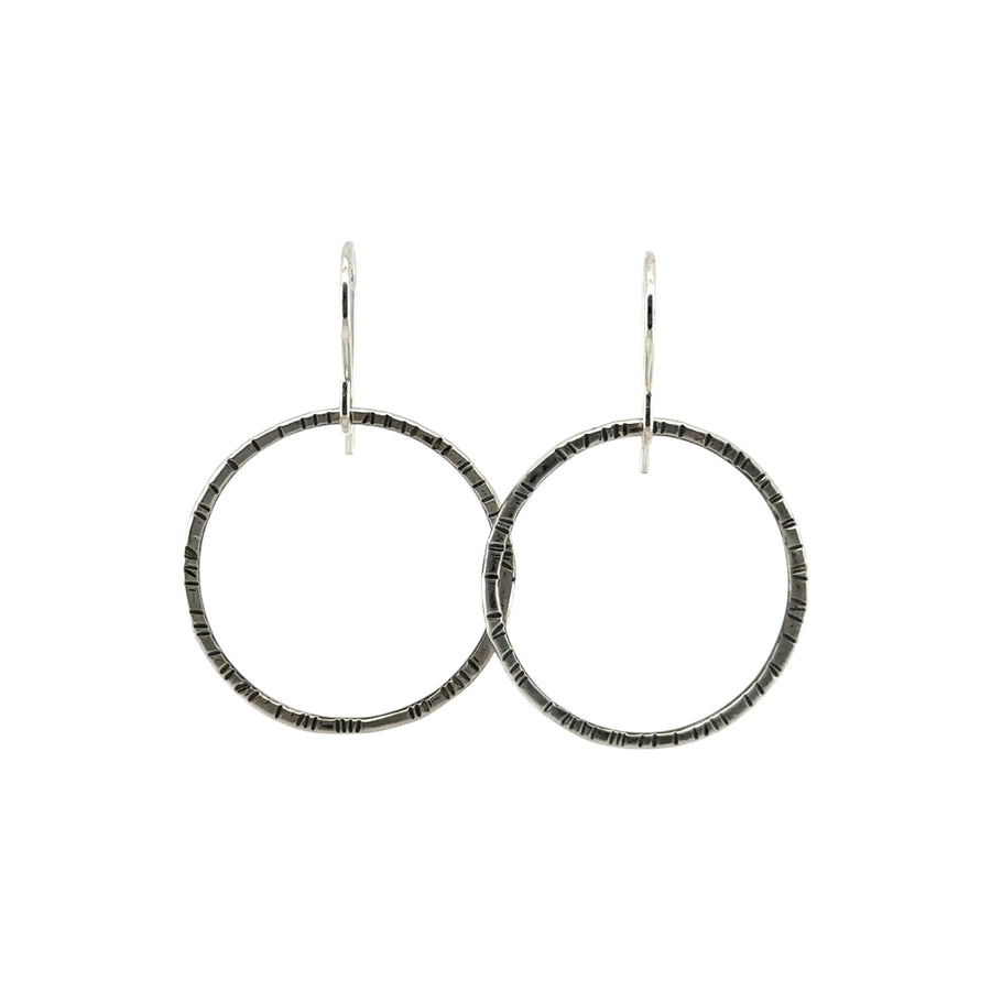Earrings - Stamped Circles