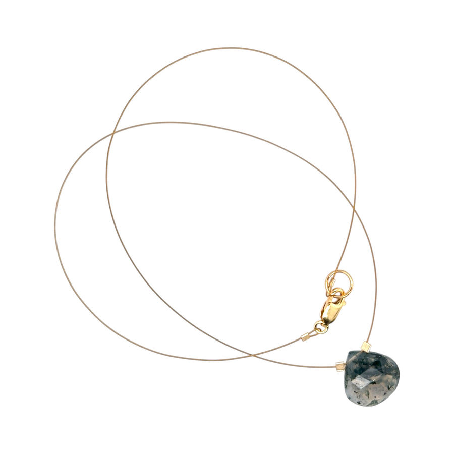 Green Moss Agate Necklace