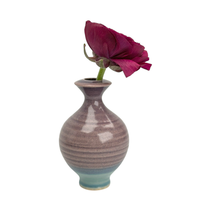 Bud Vase - Purple/Light Blue