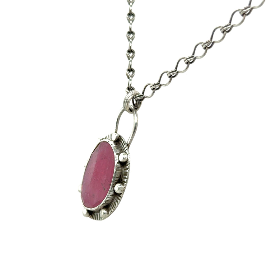 Necklace - Pink Sapphire