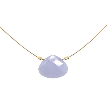 Czech Quartz Necklace - Lilac