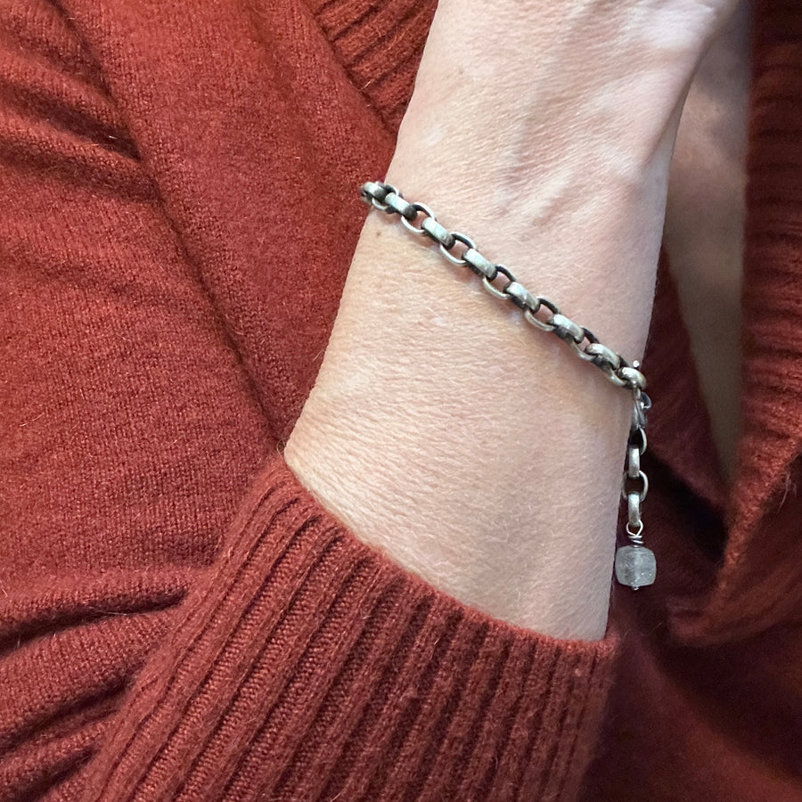 Bracelet - Heavy Silver Chain