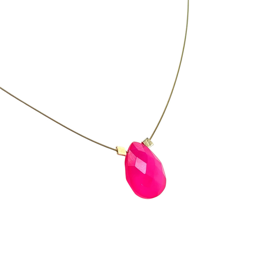 Pink Chalcedony Necklace