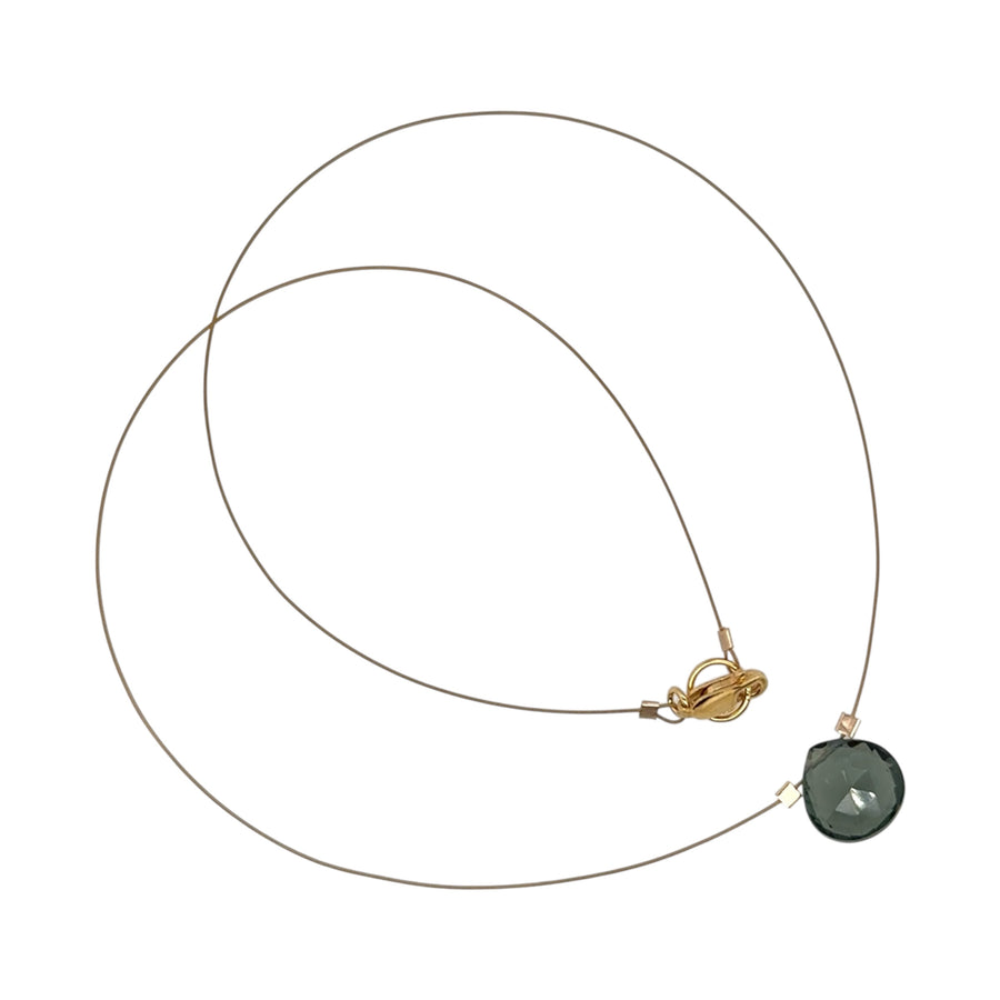 Moss Aquamarine Necklace