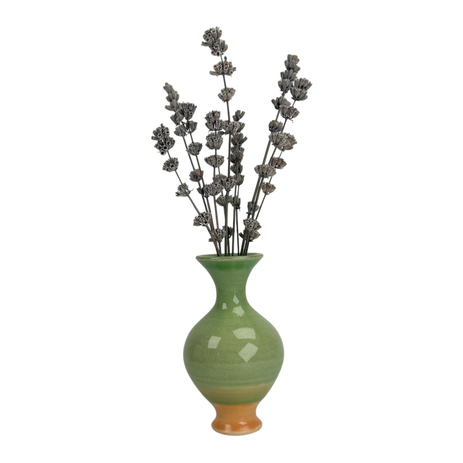 Bud Vase - Green/Yellow