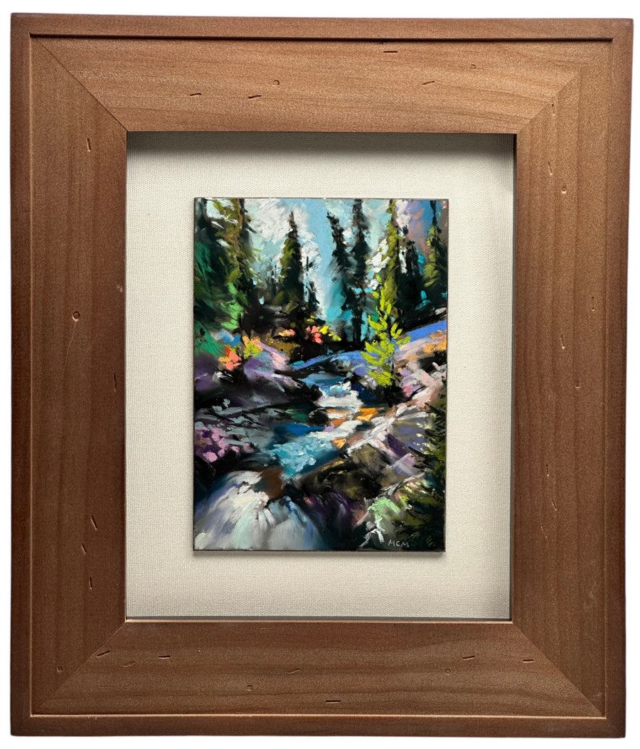 Cascade Creek - Grand Teton National Park - Original Pastel