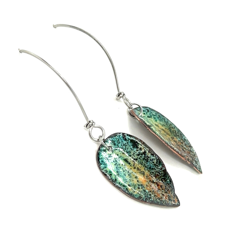 Changing Color Leaf Earrings
