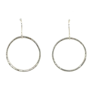 Earrings - Hammered Circles