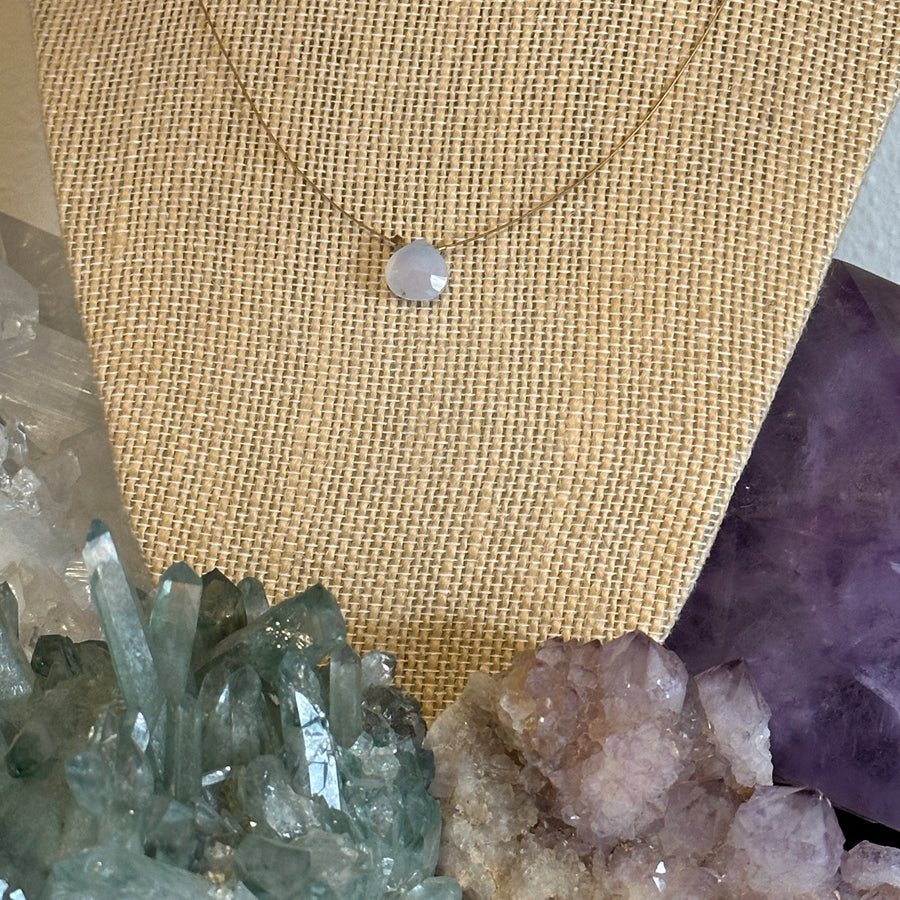 Blue Chalcedony Necklace