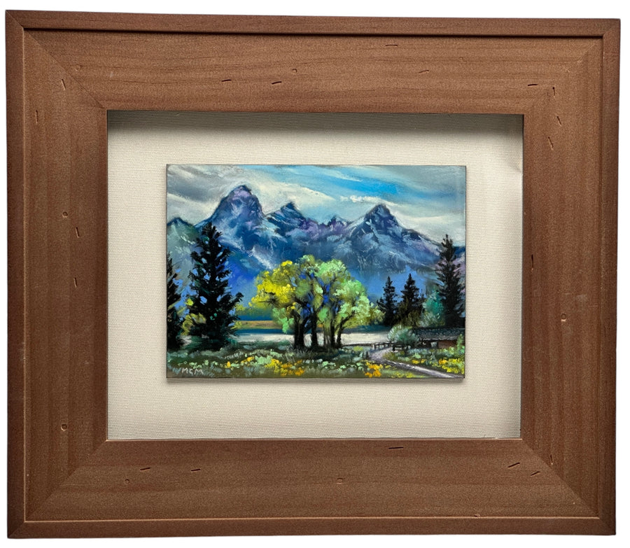 Tetons - Spring - Original Pastel