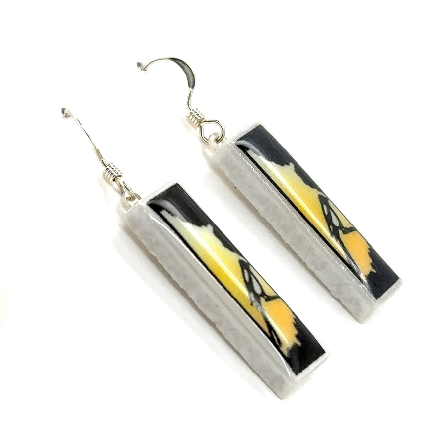 Earrings - Rectangle - Magpie