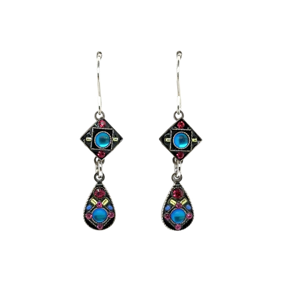 Earrings - Moonlight Diamond Shape - Small