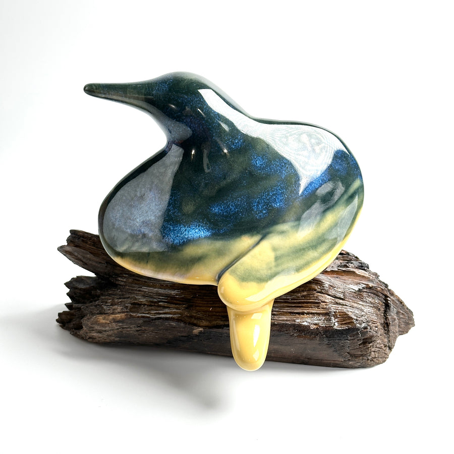 Bird - Dark Green/Yellow Bird #1086