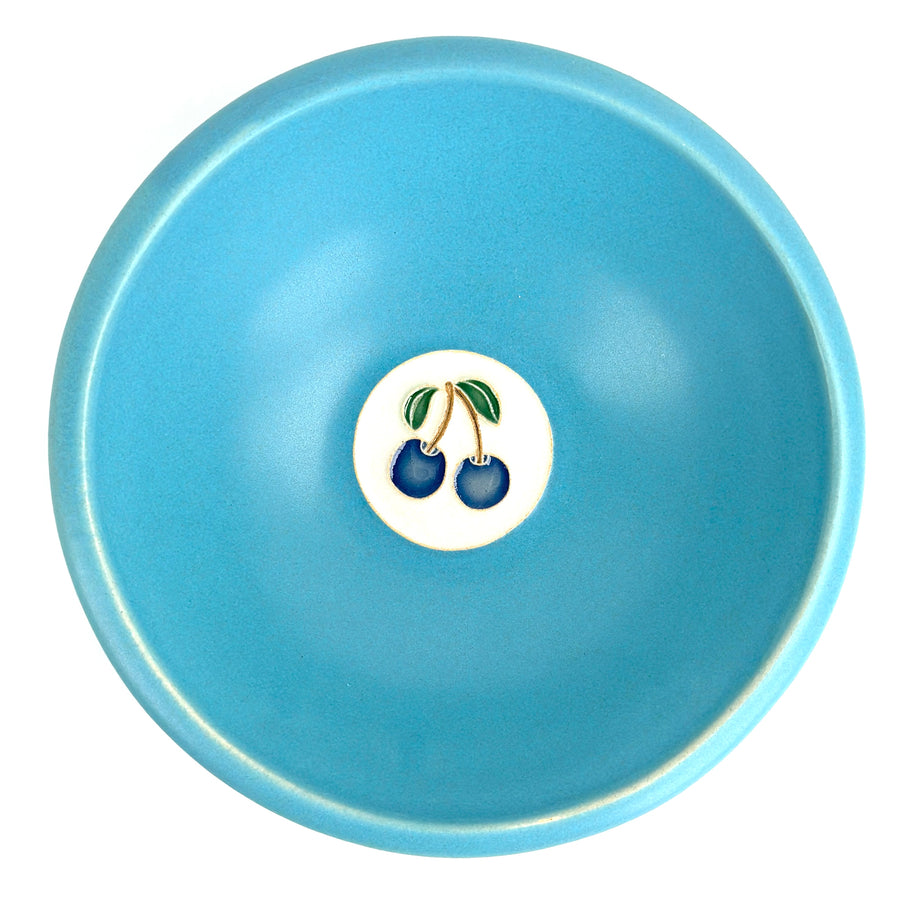 Fruit Bowl - Cherry - Blue