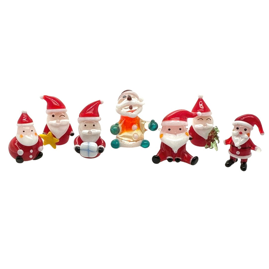 Tiny Miniature Santas