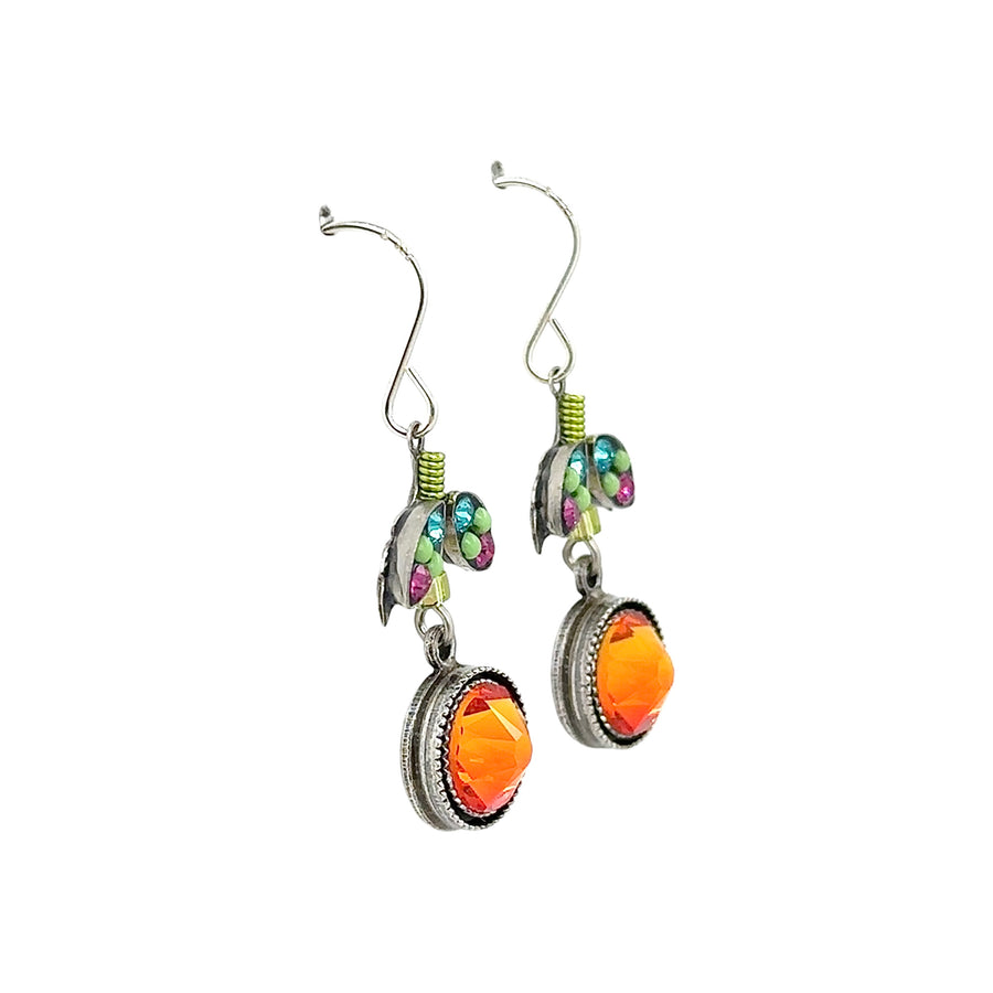 Earrings - Orange