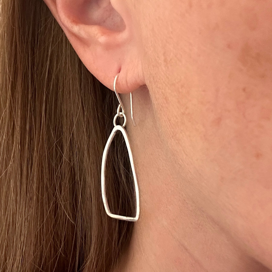 Earrings - Silver Strirrups