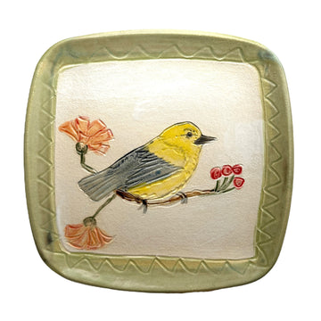 Prothonotary Warbler Plate - Medium