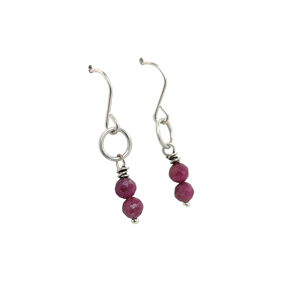 Earrings - Ruby - Tiny