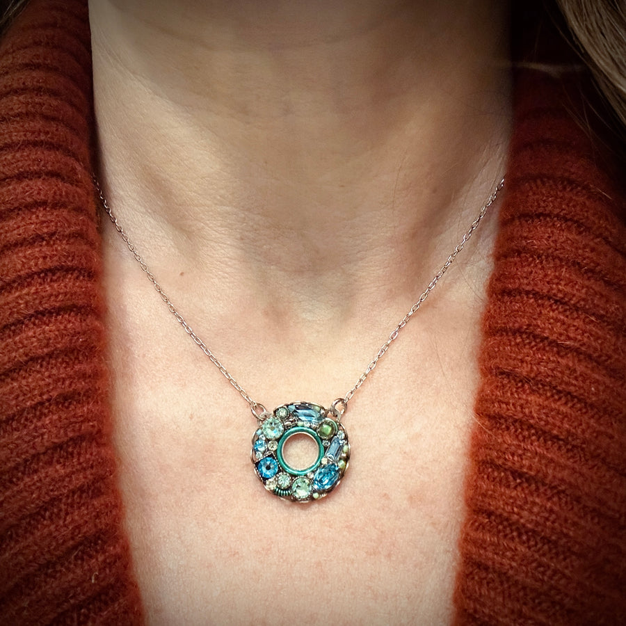 Necklace - Bejeweled Large Circle