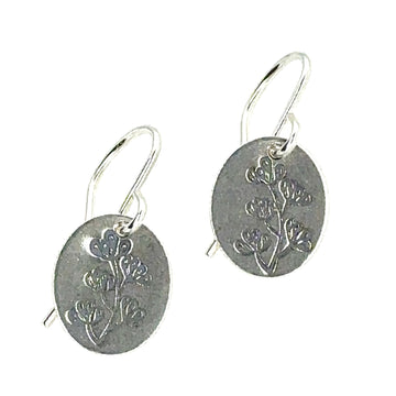 Earrings - Oval with Blooms