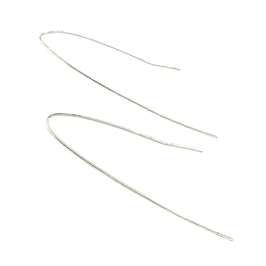 Silver Twig Earrings