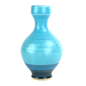 Bud Vase - Blue/Dark Blue