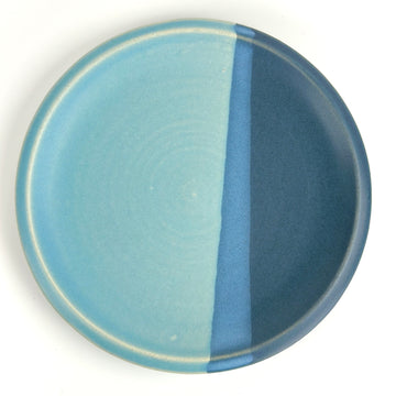 Dessert Plate - Light Blue/Dark Blue