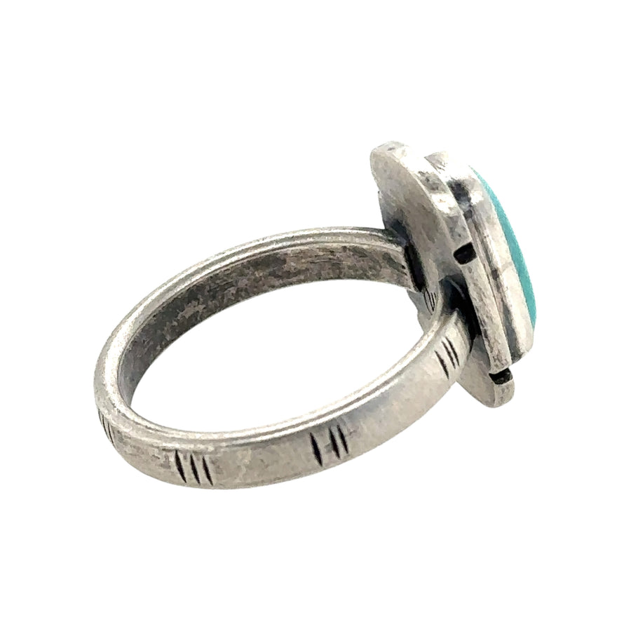 For the Love of Turquoise Sonoran Rectangle Ring