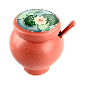 Sugar Bowl - Water Lily - Red