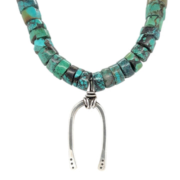 Necklace - Turquoise with Horseshoe