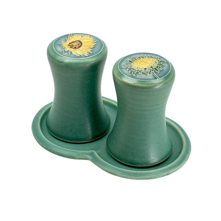 Salt & Pepper Set - Sunflower - Green